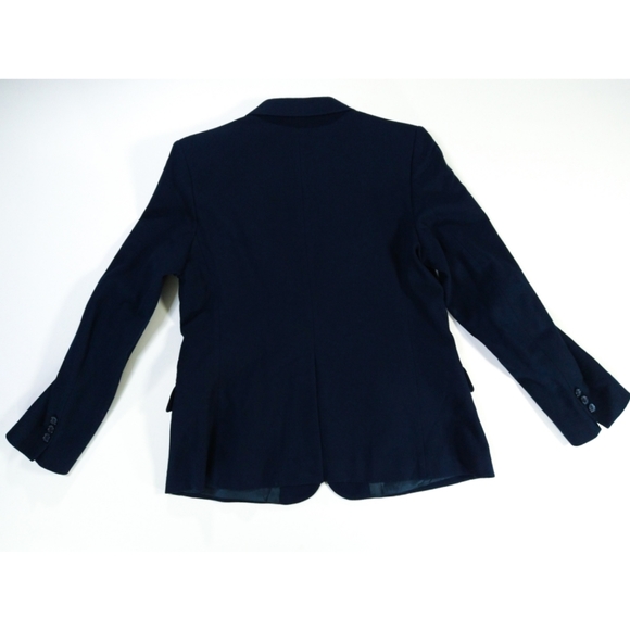 Vintage 100% Wool Worthington Fully Lined Blue Single Breasted Winter Blazer - Picture 3 of 7